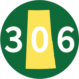 SASK 306 KNOB DECAL