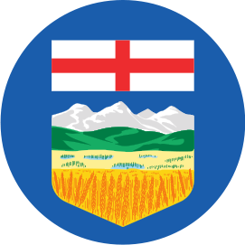 ALBERTA FLAG KNOB DECAL