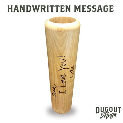 Handwritten Dugout Mug® | Baseball Bat Mug